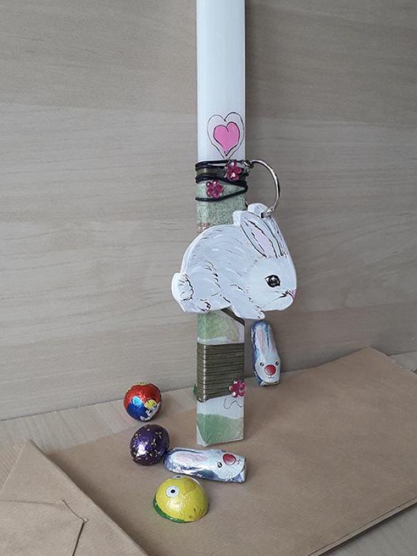 λαμπάδα χειροποίητη